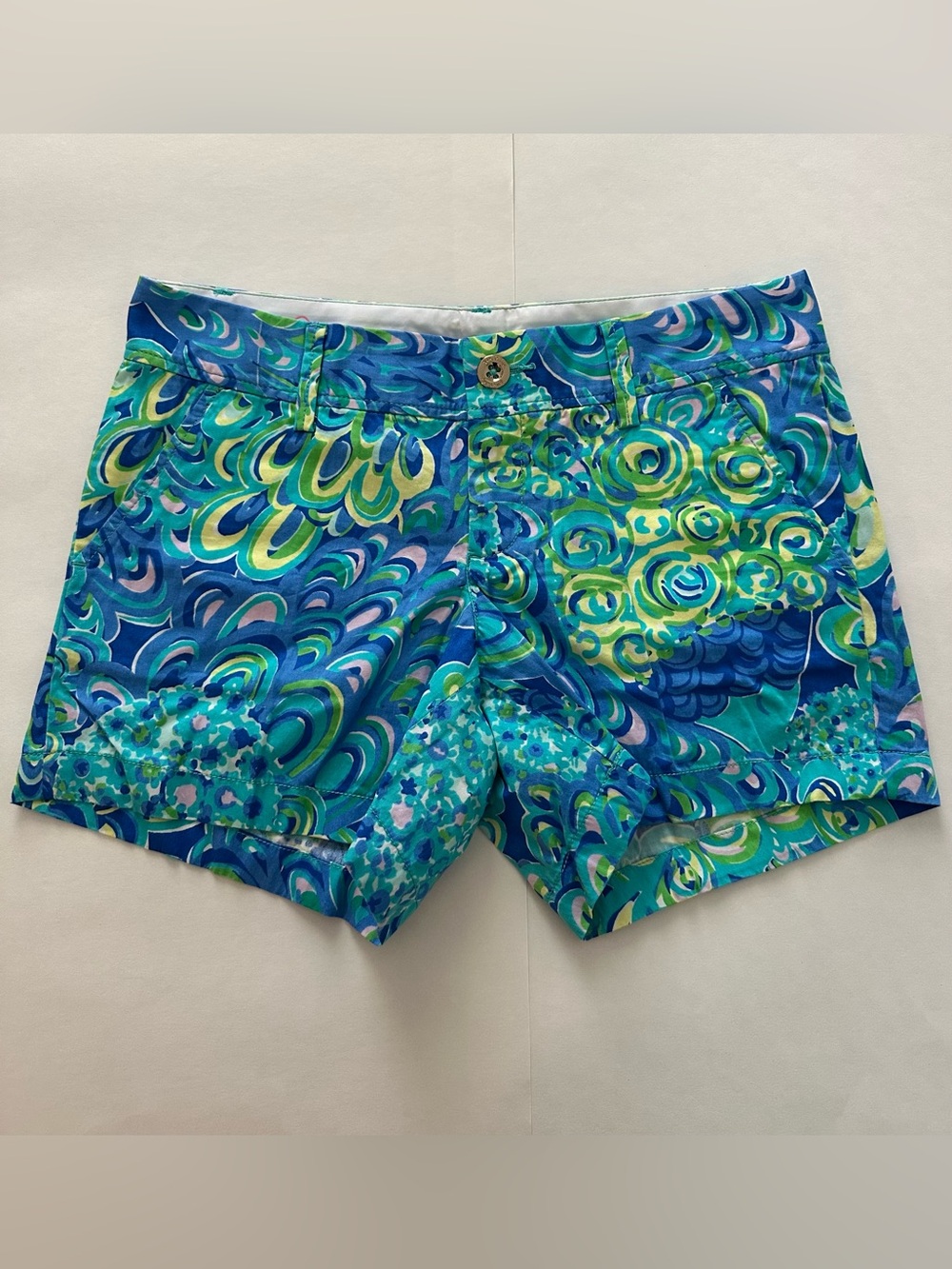 Lilly Pulitzer Sea Blue Lilly’s Lagoon Callahan Shorts